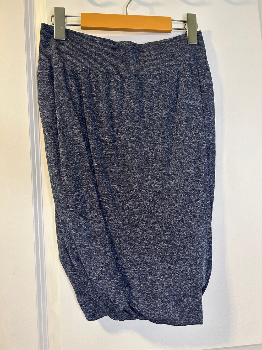 lululemon athletica Heathered Navy Blue Midi Skirt